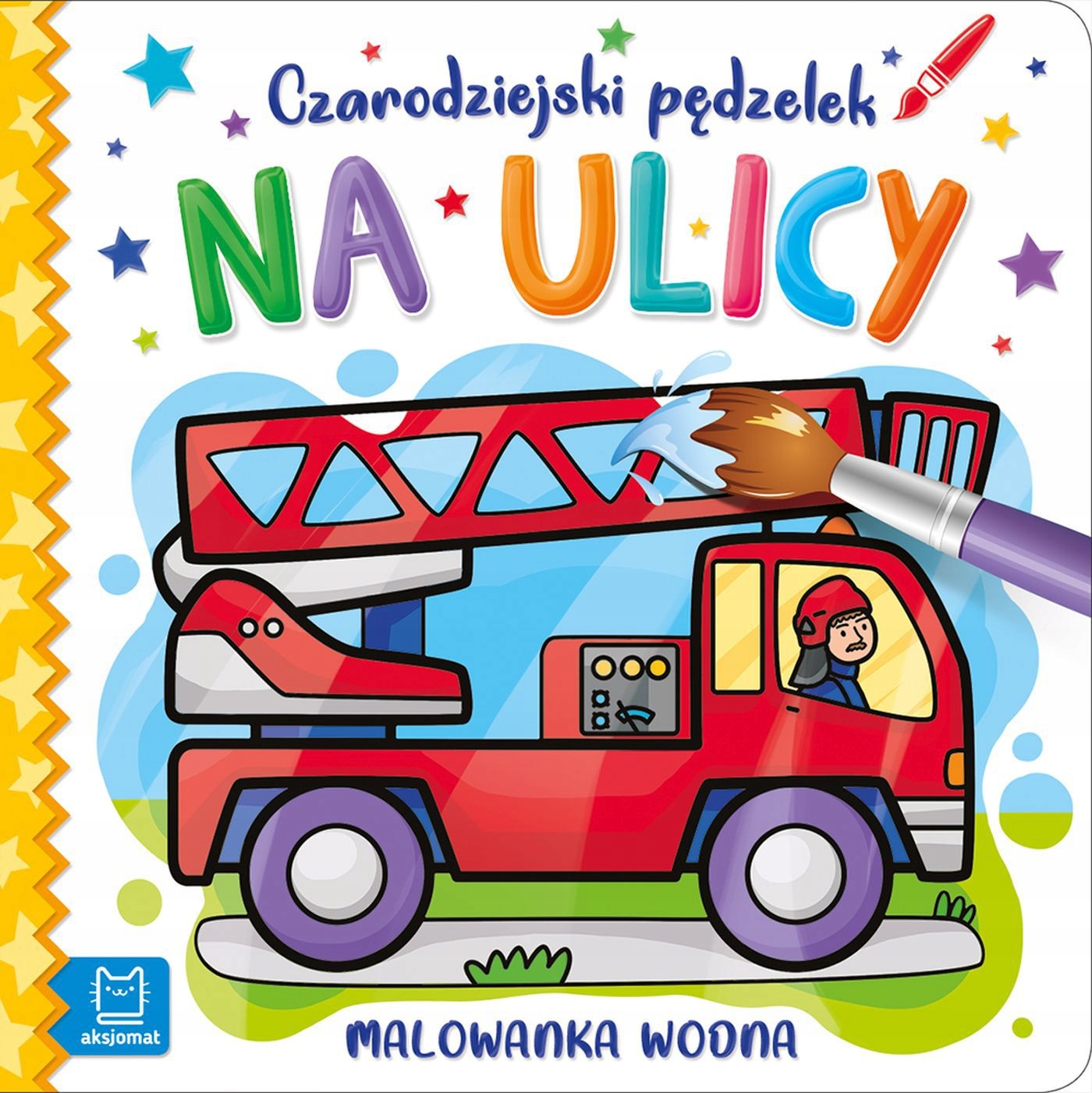 

Czarodziejski pędzelek. Na ulicy. Malowanka wodna