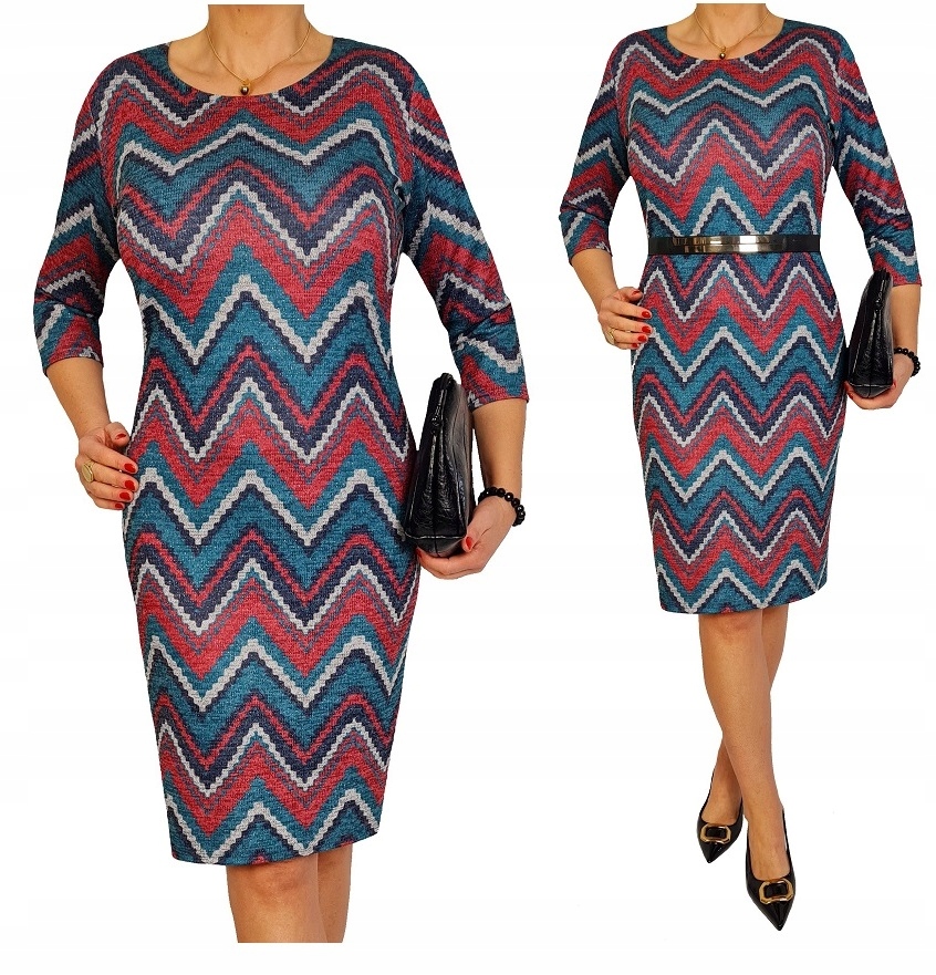 Zúžené Šaty na akce , teplé XXL 40 42 44 46 48 50 52 54 56