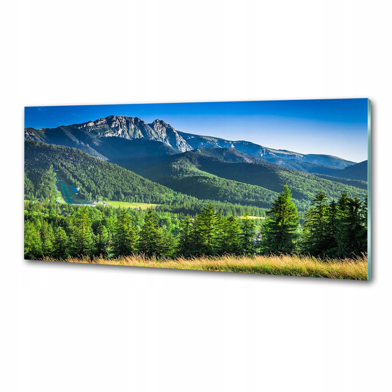 Panel do kuchyne Skokokan v Tatrách 125x50 Lepidlo