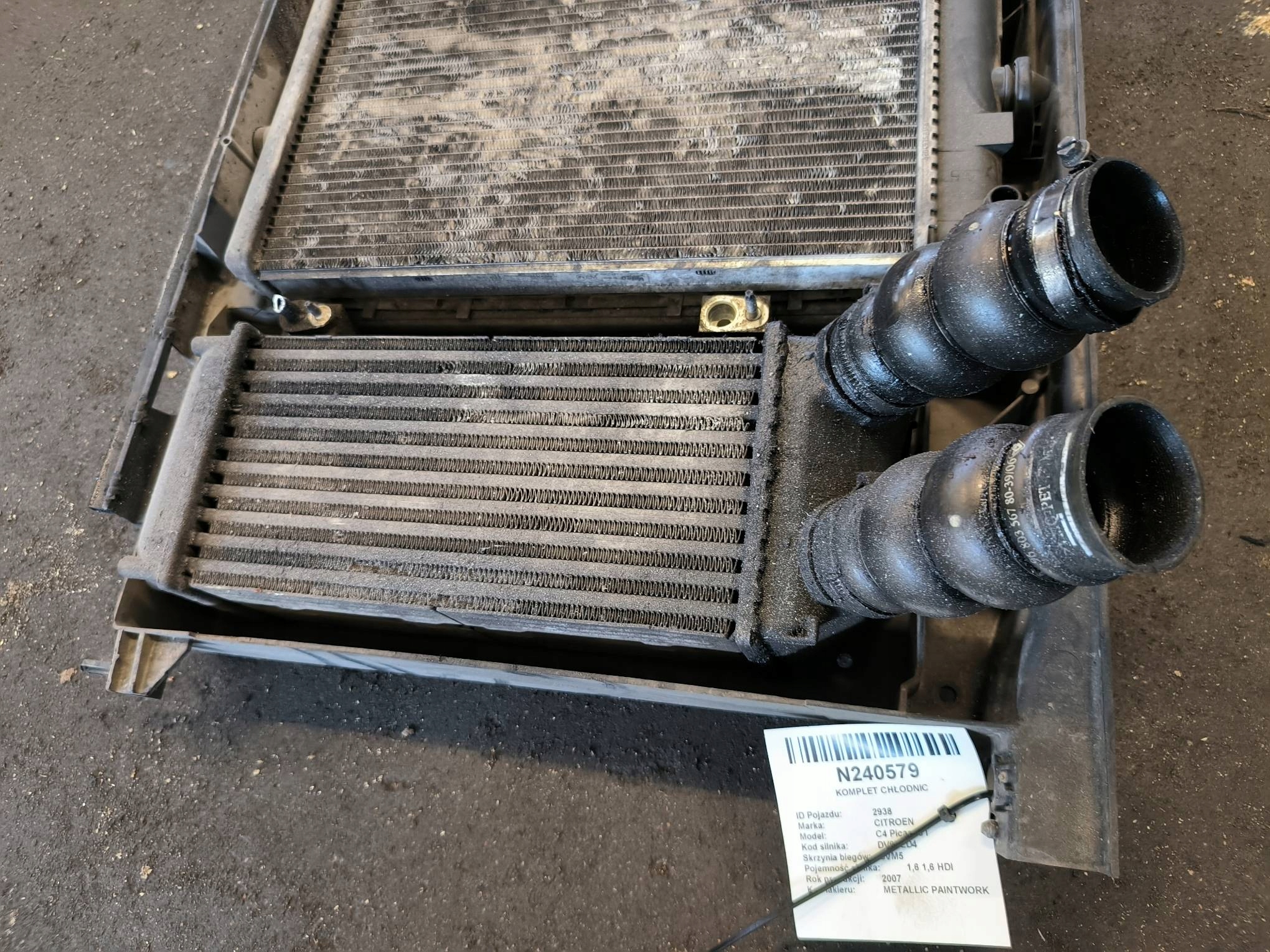 KOMPLET radiatore CITROEN C4 Picasso e
