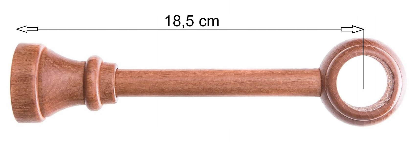 Karnisz DREWNIANY Akcesoria Wspornik pojedynczy Rodzaj wspornik