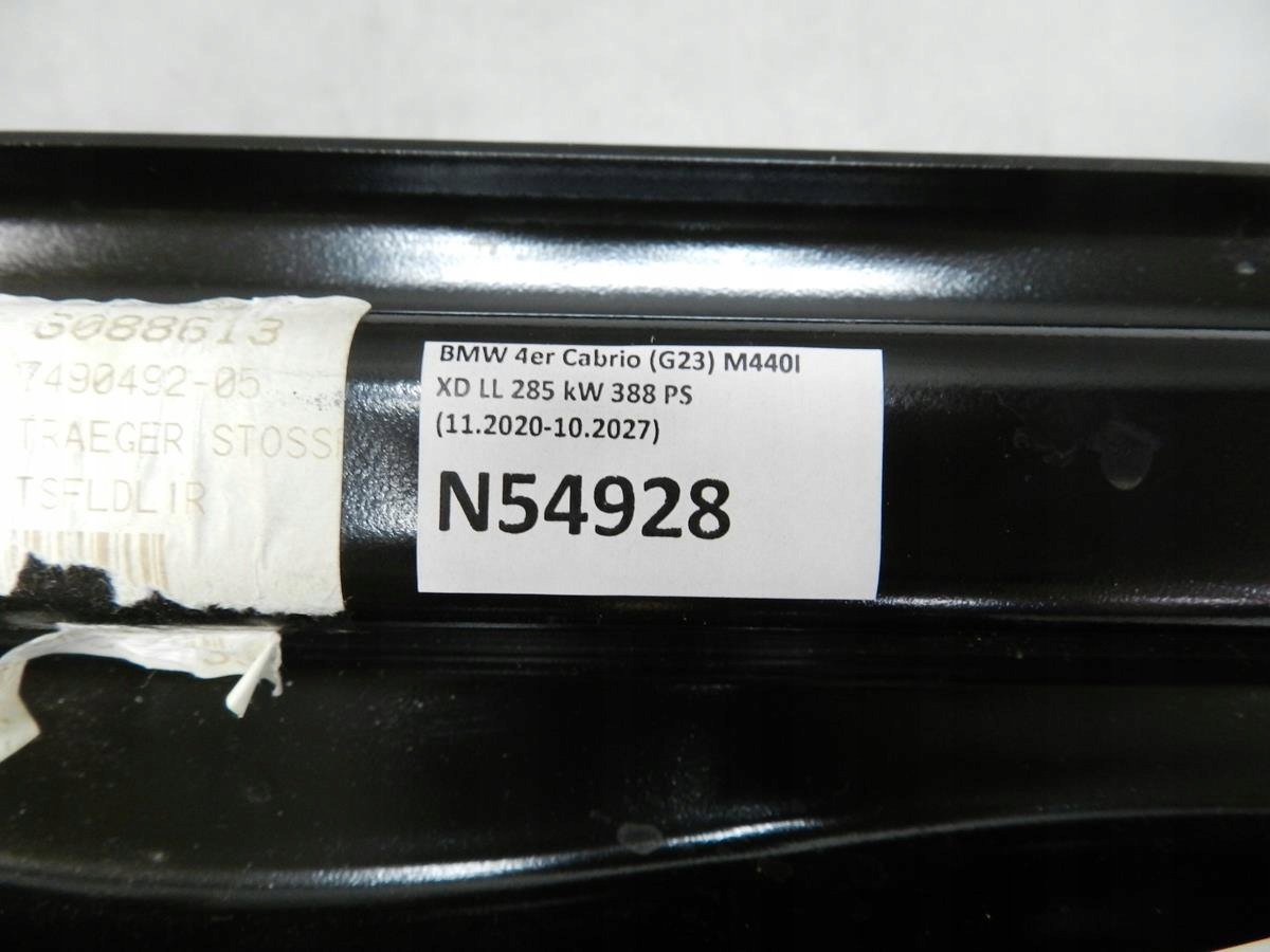 BMW 4 Cabrio G23 bumper support rear part 7490492