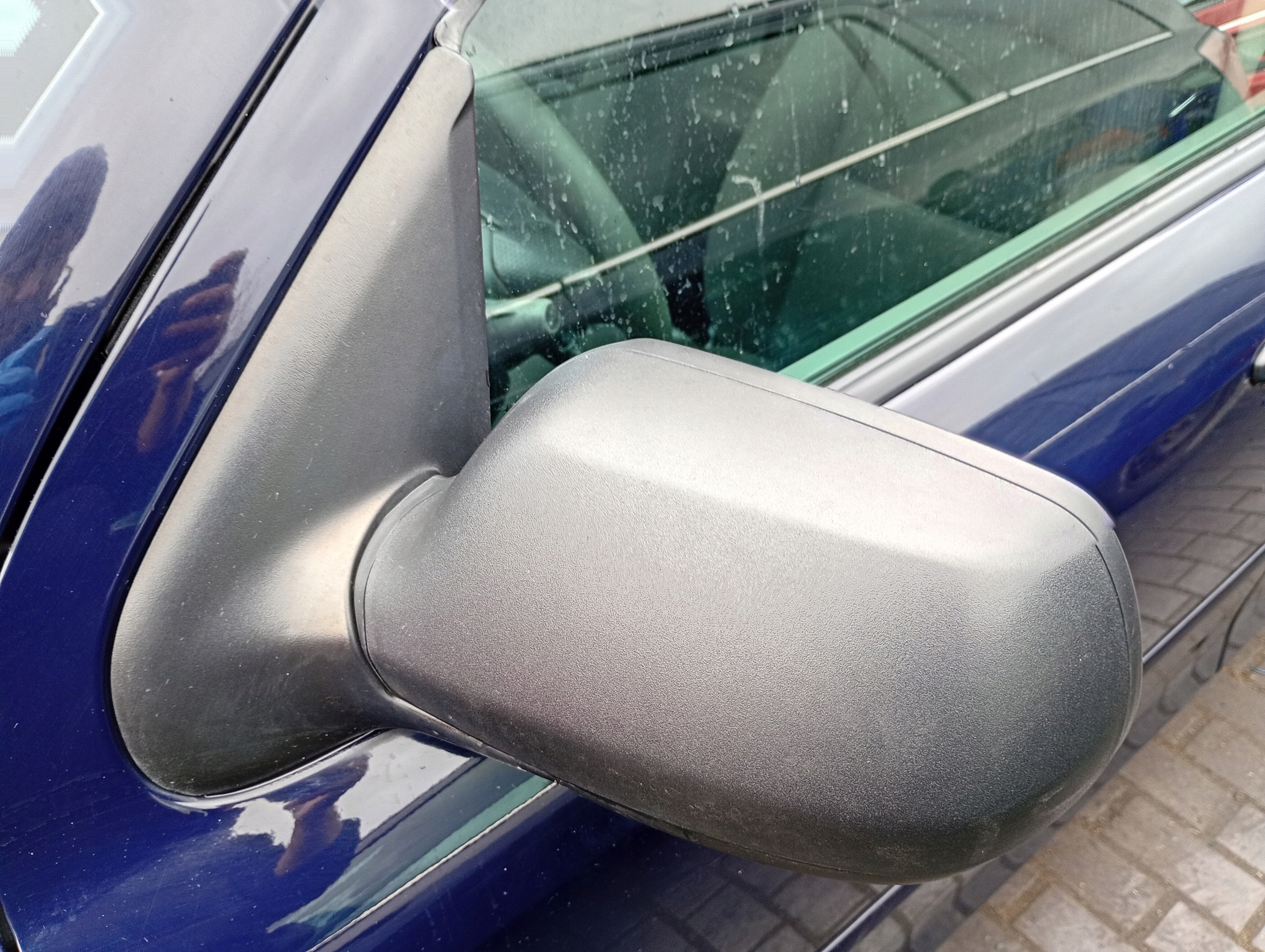 Mazda 2 II 03-07 mirror left manually