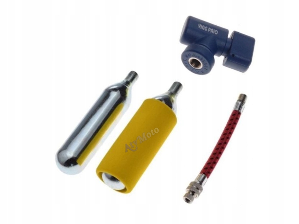 Картридж СО2 для прокачування коліс з клапаном-38 грам