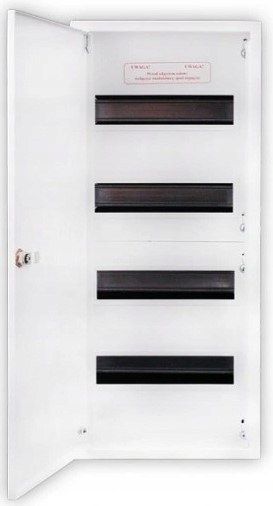 Modulárny nástenný rozvádzač biely 4 x 12-mod Rz 16NN Kubiak