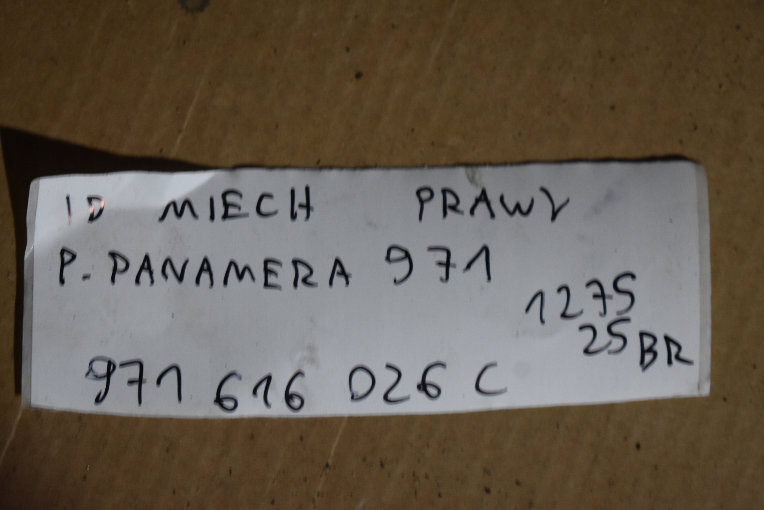 IDEALNY MIECH airbag right springing PORSCHE PANAMERA 971 1