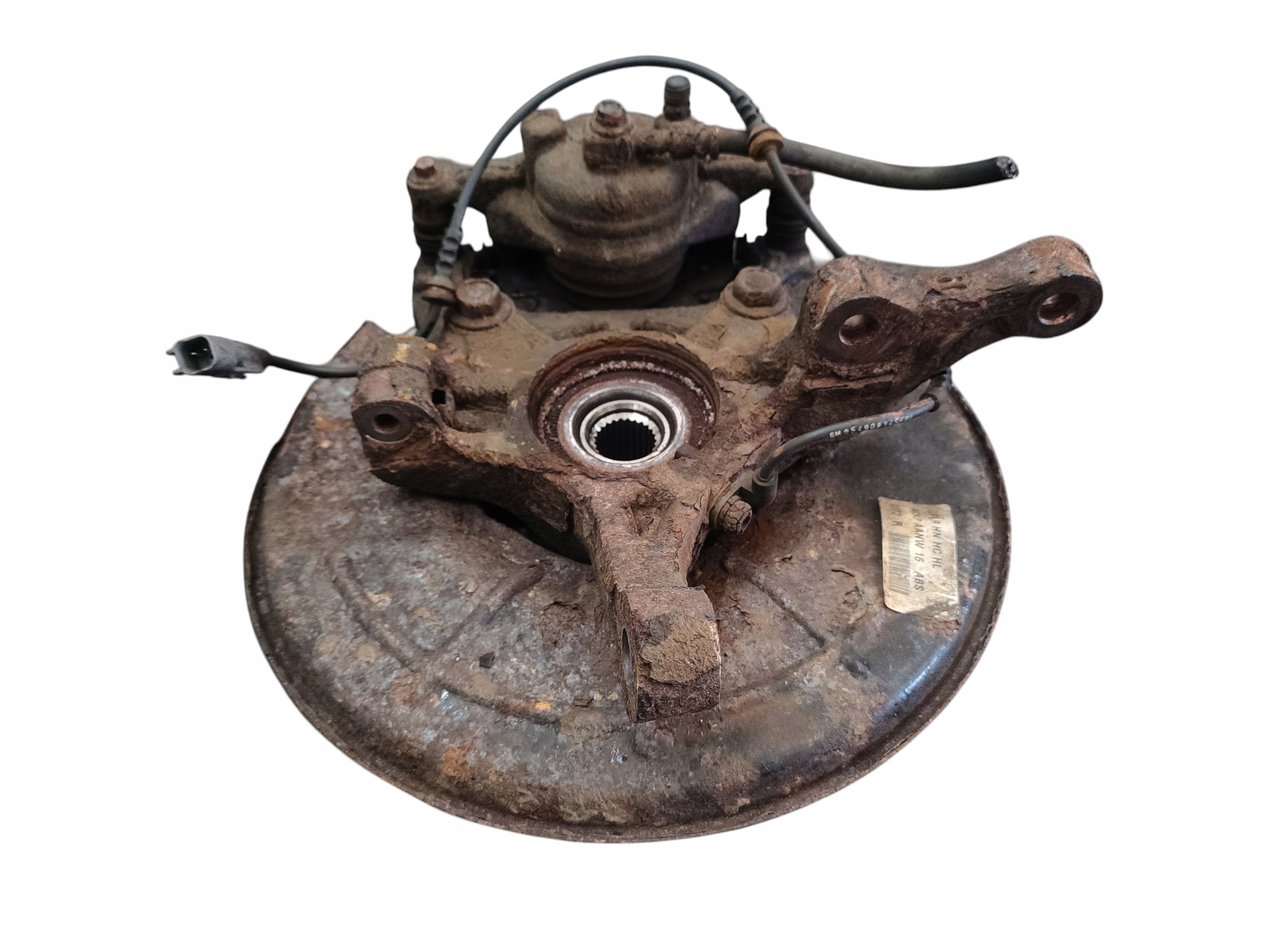 swing of the pivot right front disc caliper OPEL MOKKA A X