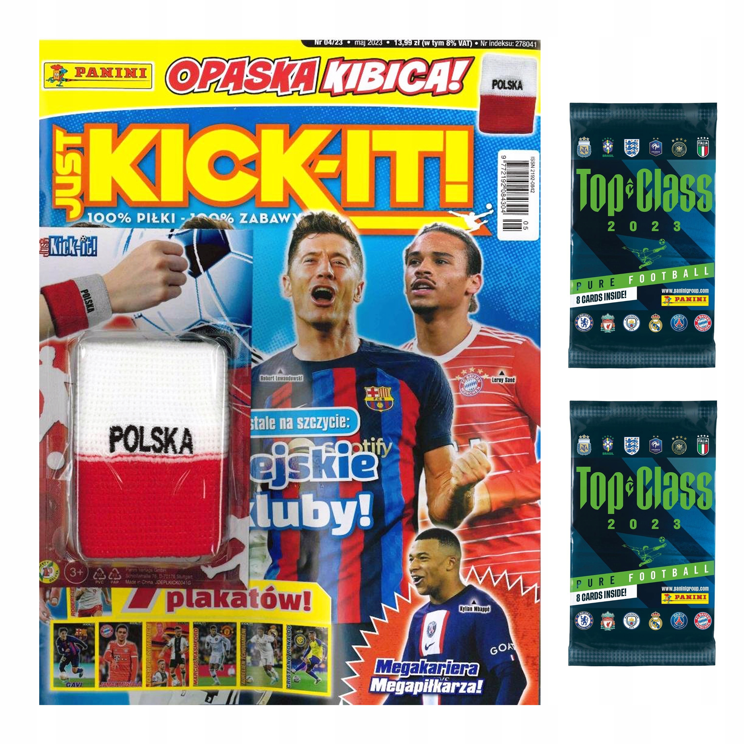 

Just Kick It Nr 4 Panini Opaska Kibica +2 Saszetki