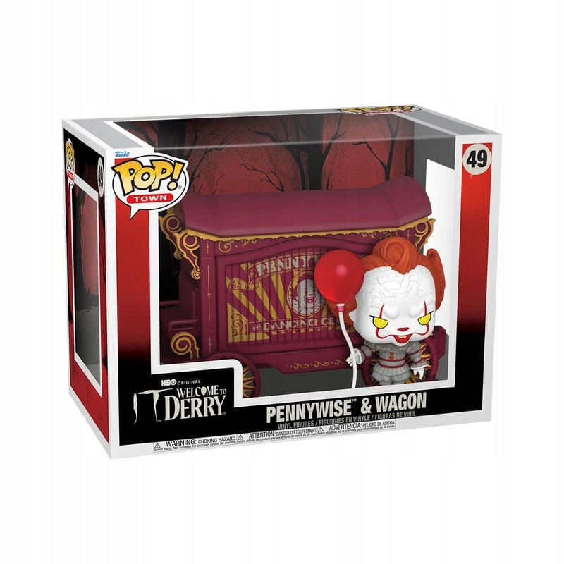 Funko Pop! Welcome To Derry Town 49 Pennywise s vozíkem