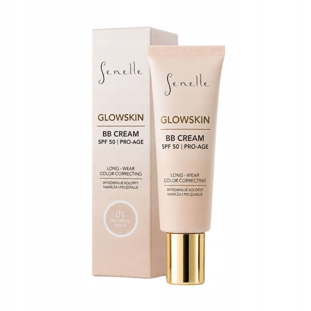 Krem do twarzy Bb Glowskin Spf 50 Senelle Cosmetics (1 Natural Beige)