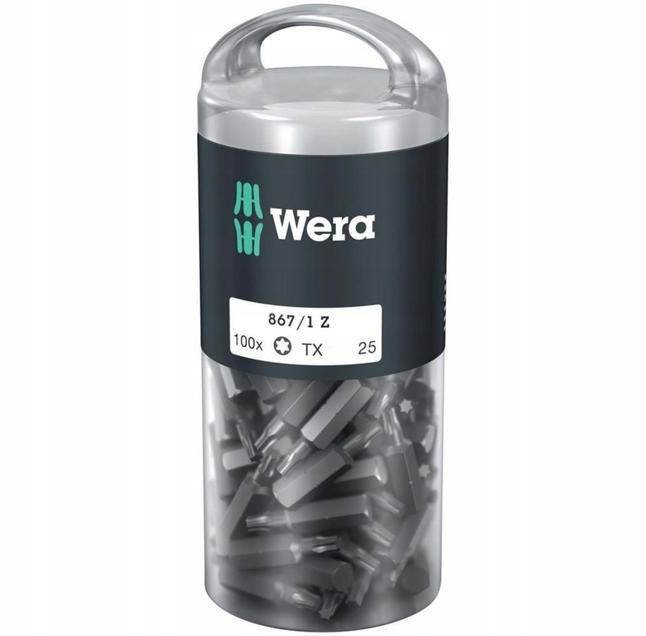 Wera Sada bitov hrotov Torx 1/4'' 100ks T30x25