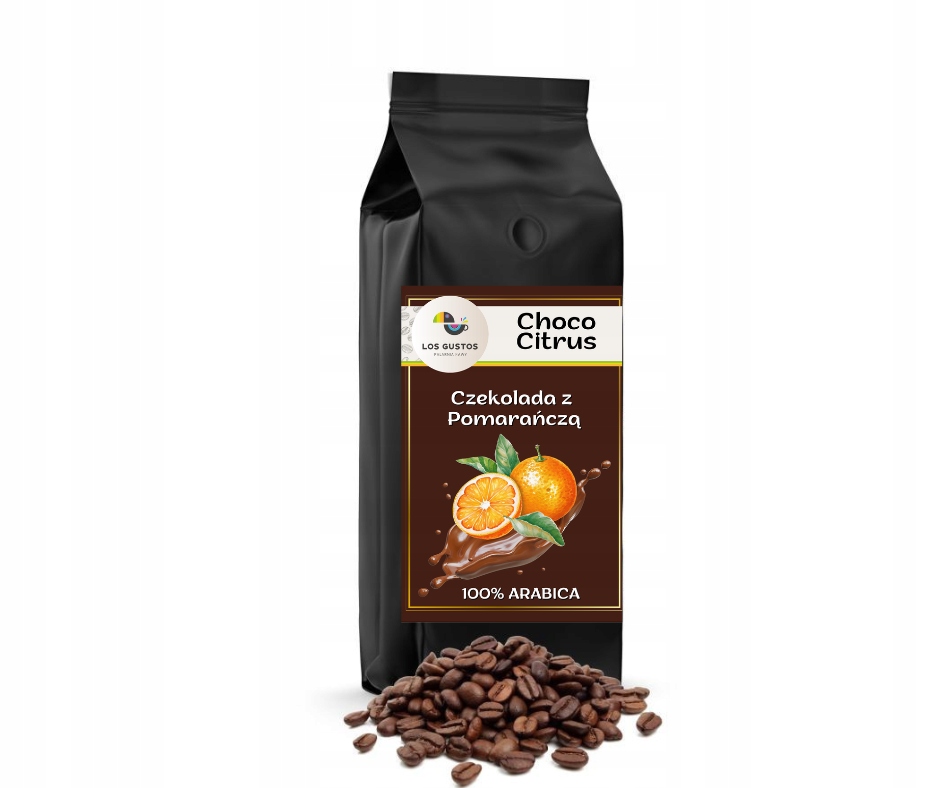 Levně Káva zrnková káva Čokoláda s pomerančem 1 kg