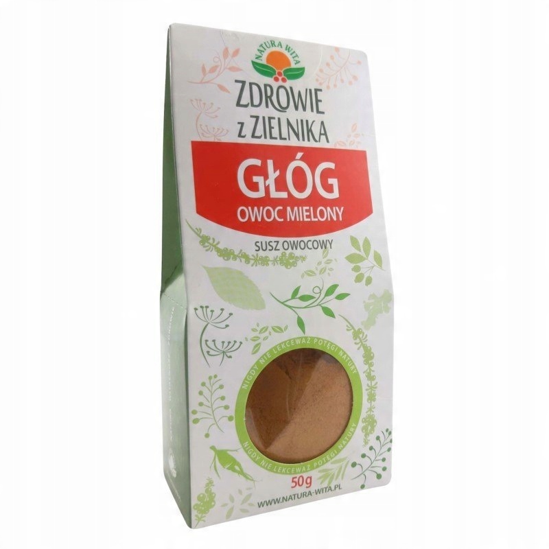 

Natura Wita Głóg Owoc Mielony 50G