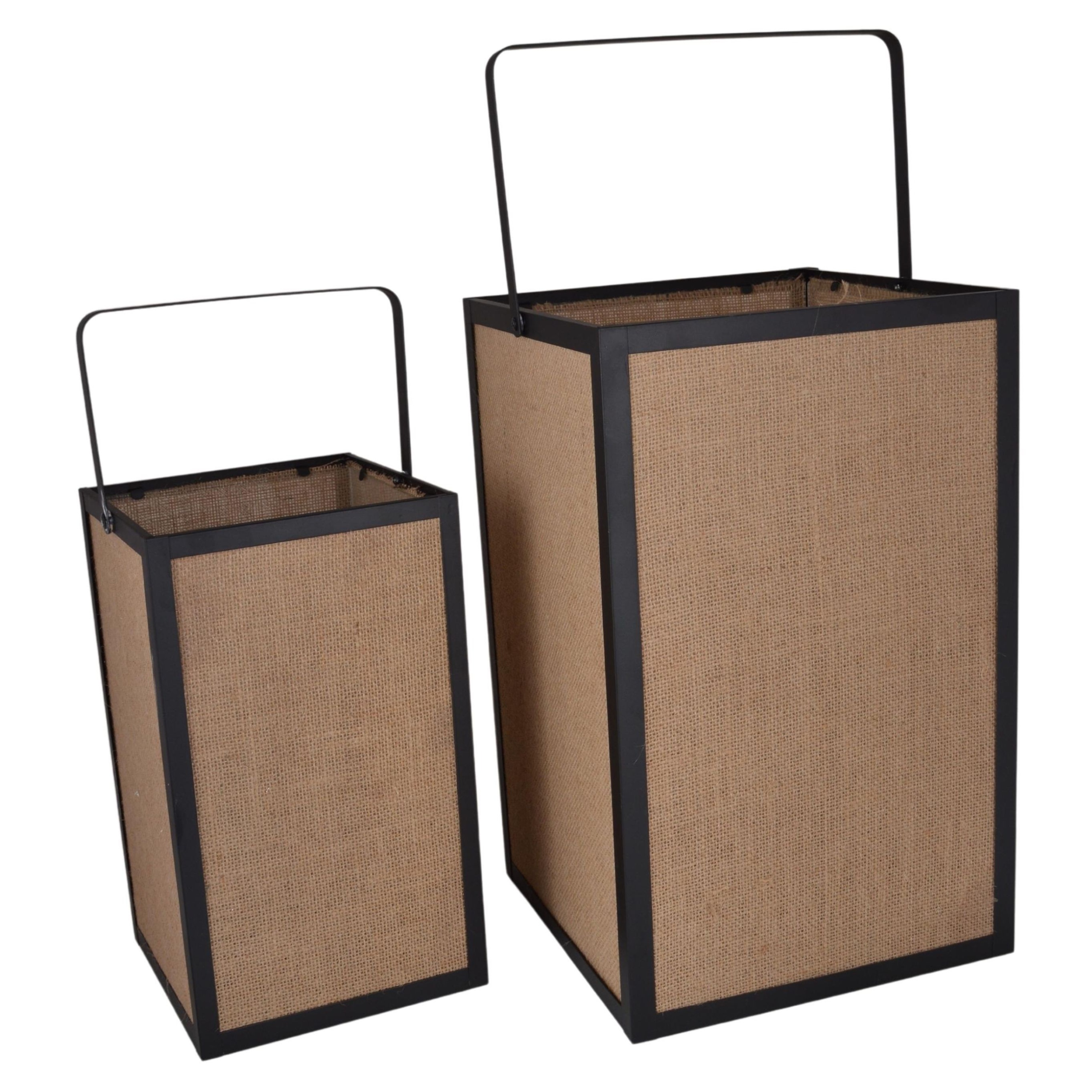 KOMPLET LAMPIONÓW METALOWYCH 2SZT Marka GlamurProjekt