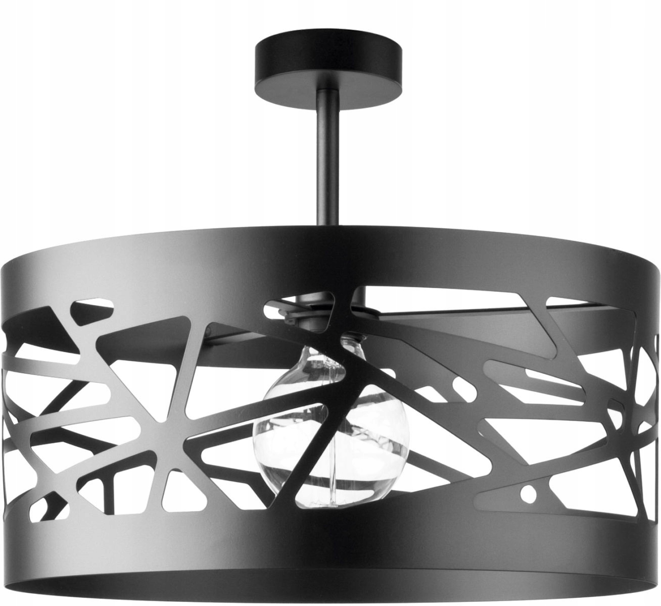 Stropní Svítidlo Sigma Lighting Frézovací modul L černý kovový E27 39 cm