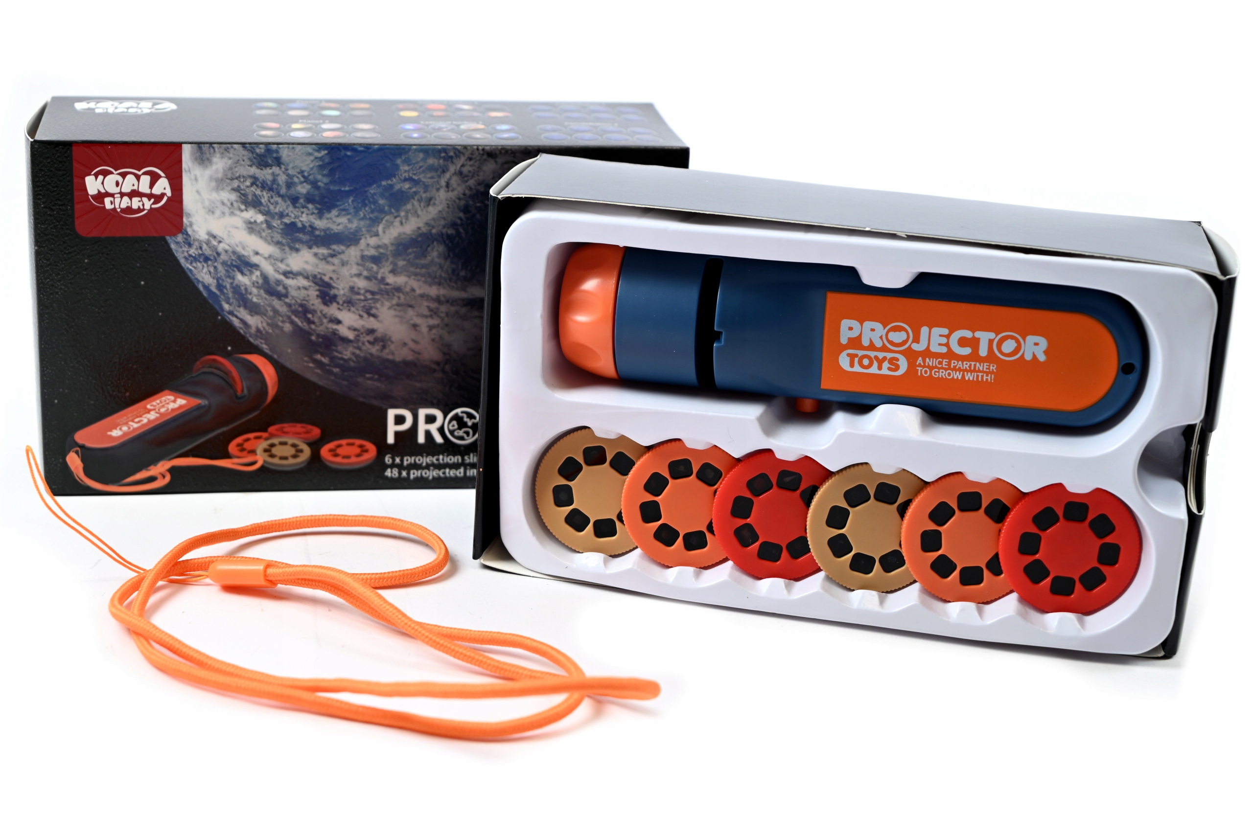 PROJEKTOR GWIAZD KOSMOS PLANETY KONSTELACJE 48 SLAJDÓW LATARKA EAN (GTIN) 5900733654059