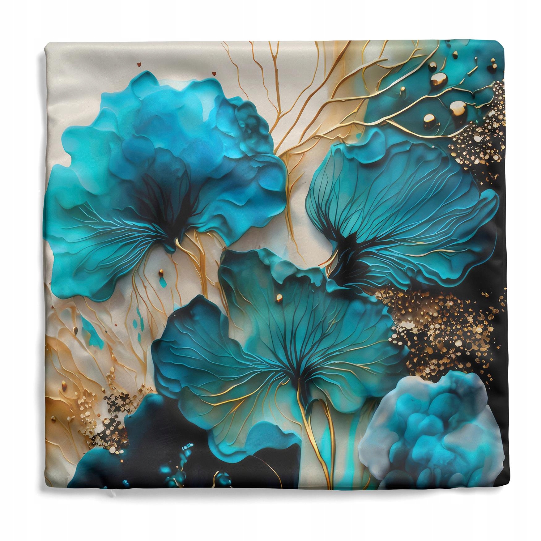 POSZEWKA NA PODUSZKĘ DEKORACYJNA 40x40 JASIEK 136 Wzór dominujący Inny wzór Kwiaty