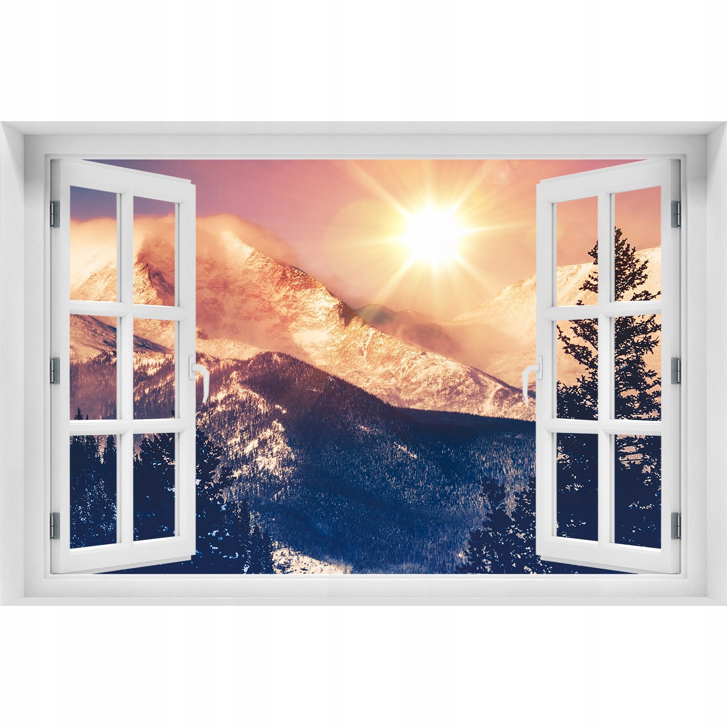 

Naklejka fototapeta Okno Góry Kolorado 150x100