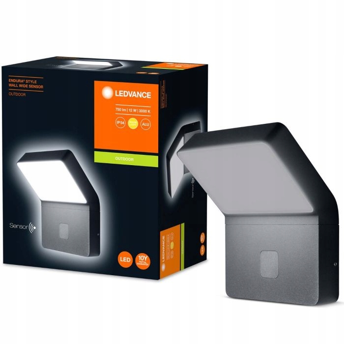 Ledvance Lampa Ogrodowa z Czujnikiem Ruchu LED 12W