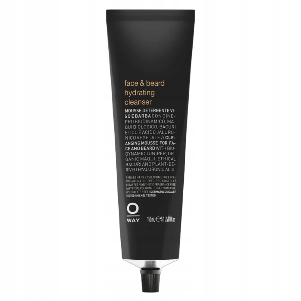 Oway Men čistící hydratační pěna na obličej a vousy 150 Ml