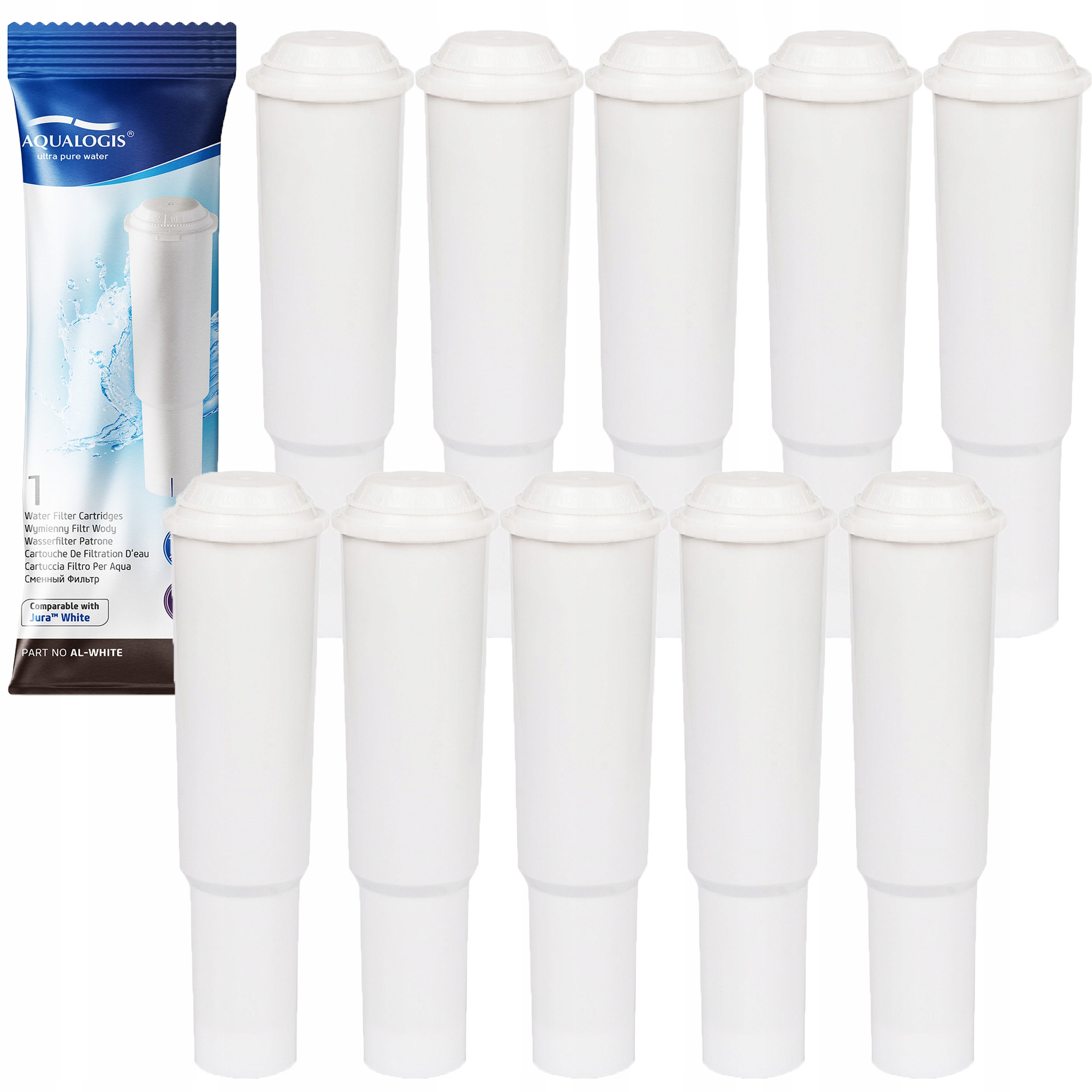 10 x Filtr vody do kávovaru Jura Impressa XS95 One Touch XS95 Classic XS90