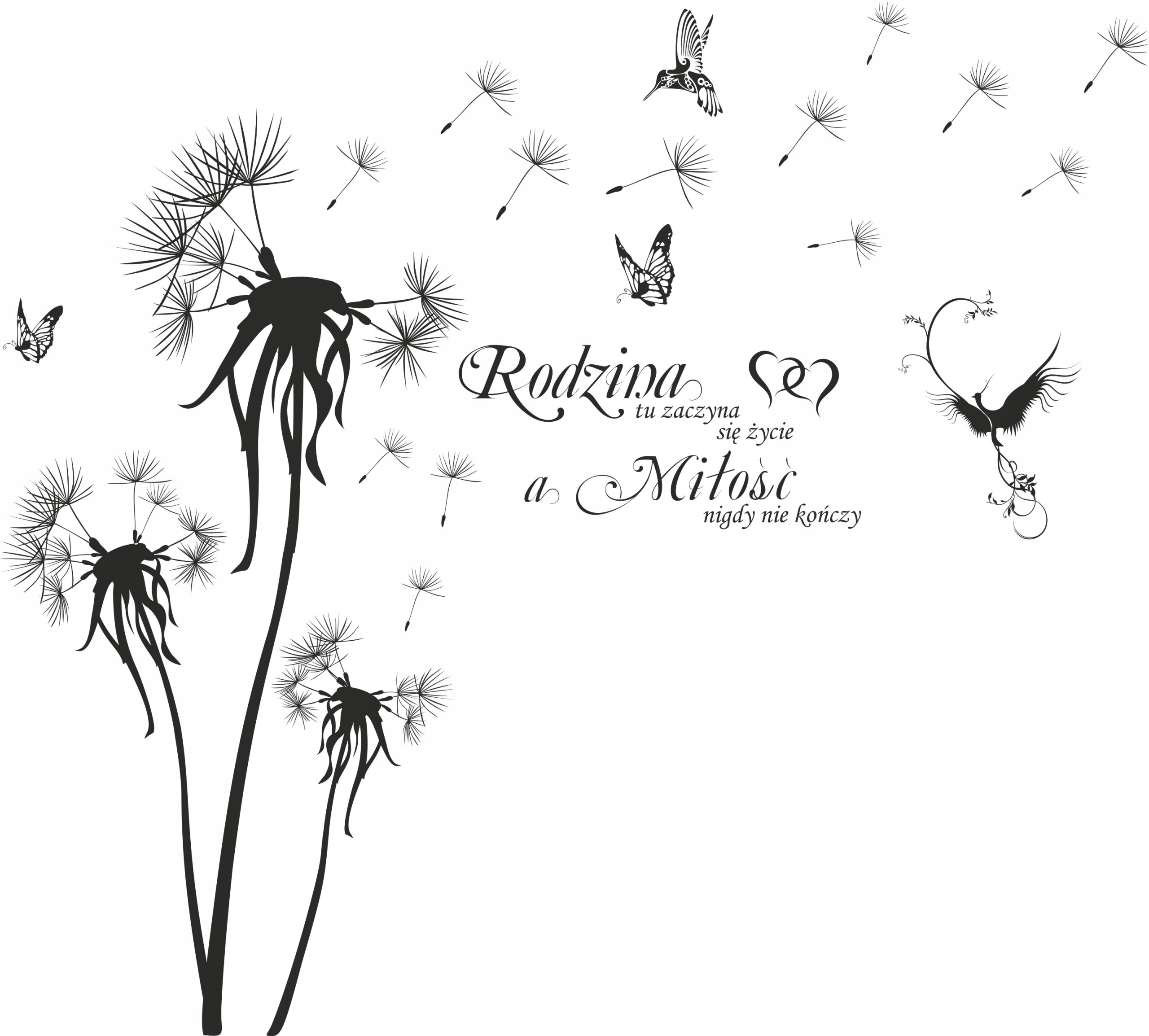 Malířské šablony Dmuchawce 180x200 cm 3SC