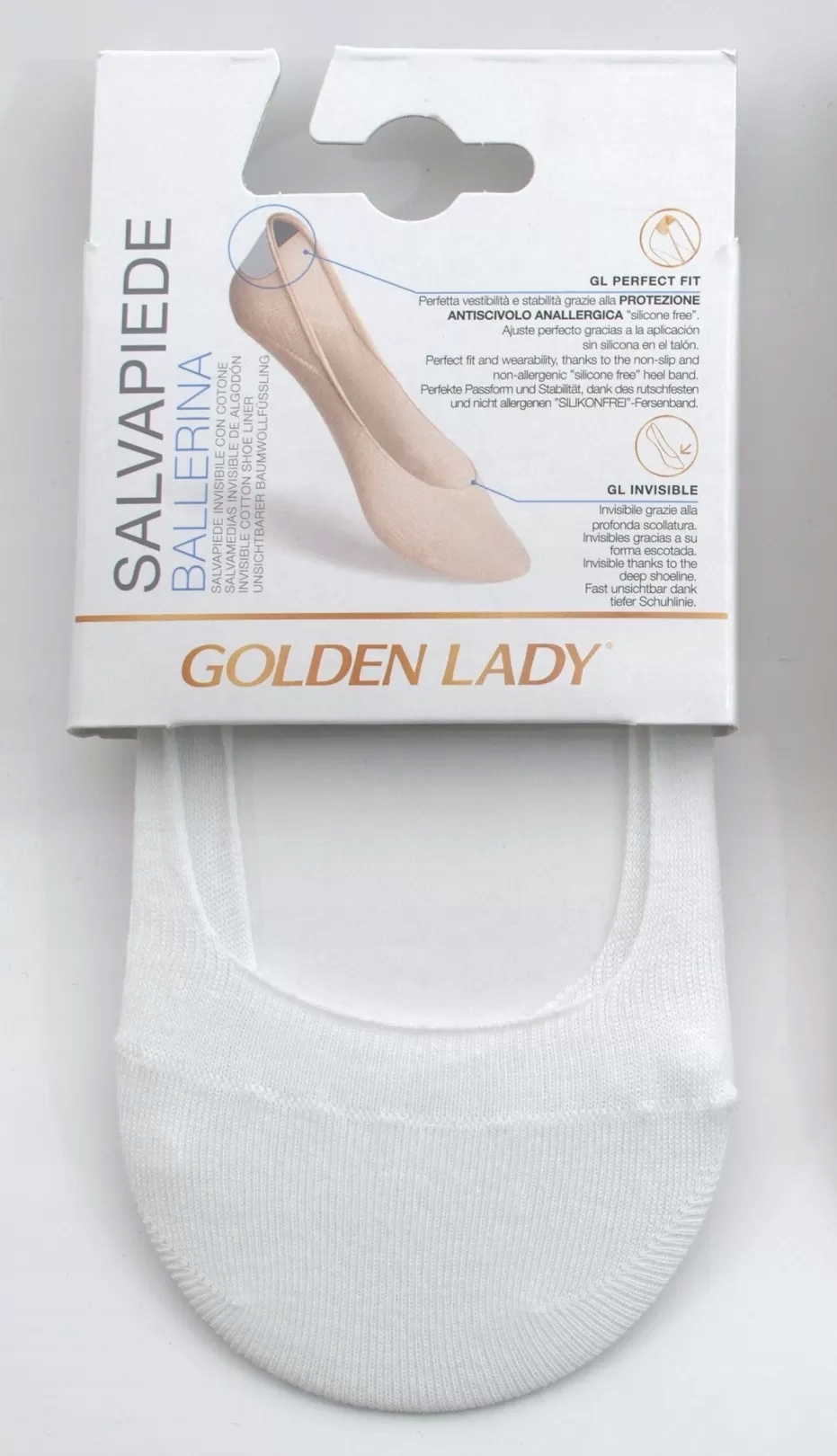 

Stopki Golden Lady Ballerina 6P 2 Pary M/L biały