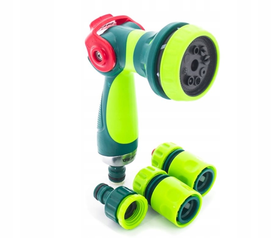 ZRASZACZ PISTOLET 8-FUNKCJI REGULACJA + ZŁĄCZKI Waga produktu z opakowaniem jednostkowym 0.15 kg