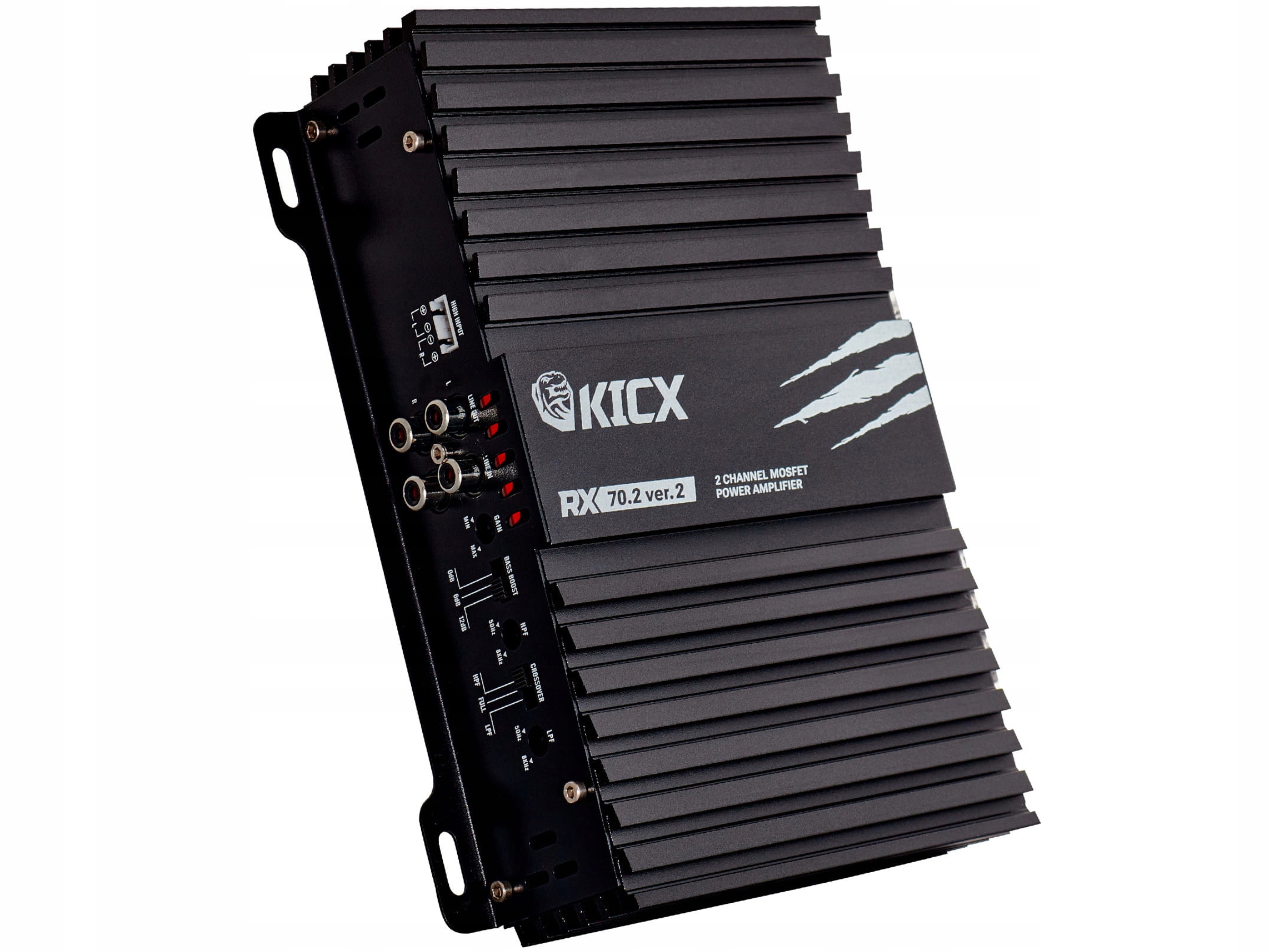 Kicx Rx 70.2 ver.2 Mini Automobilový zosilňovač 2 kanálový 2x70/95W 1x190W
