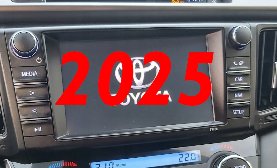 Toyota RAV4 Map Mapa 2025 (2014-2018) Toyota Touch 2 Go Usb flash disc