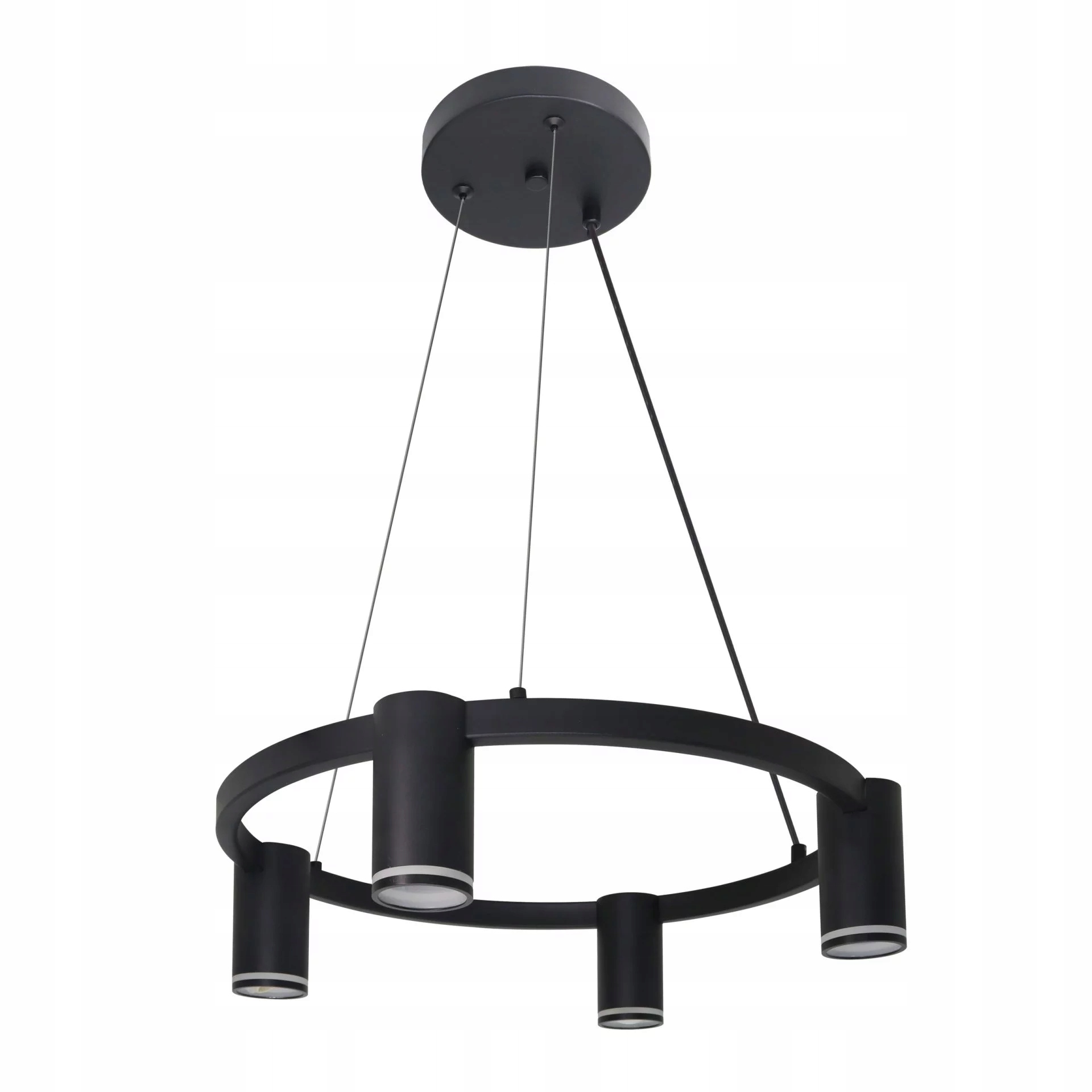 Sanico Goldlux lampa wisząca Loft Paris Round 4xGU10 100cm czarna 326195