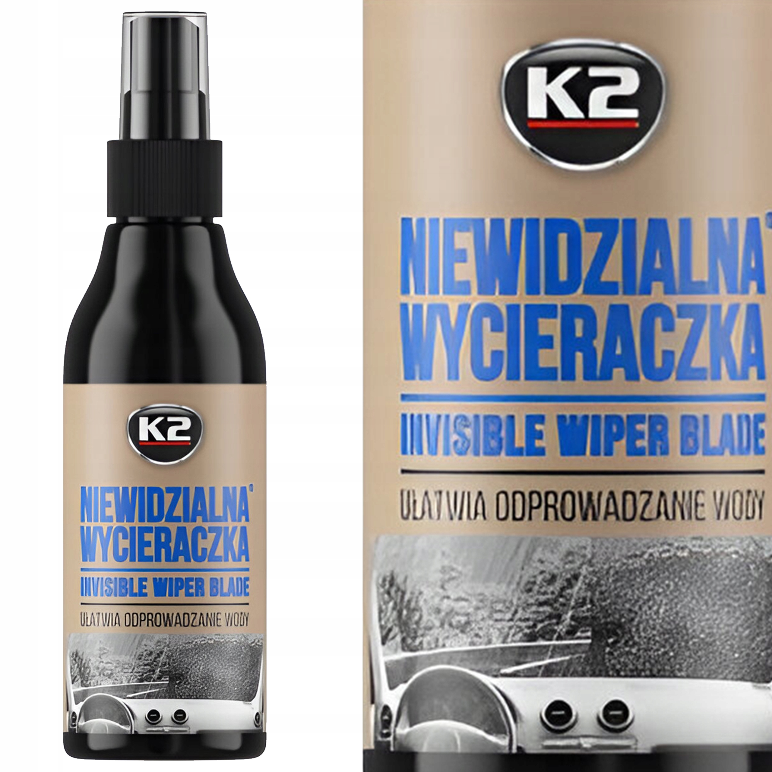 K2 Skuteczna Niewidzialna Wycieraczka W Płynie Do Szyb I Reflektorów 150ML