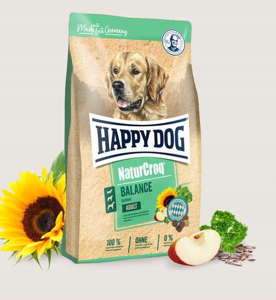 Happy Dog Naturcroq Balance 15KG Łatwostrawna 4G