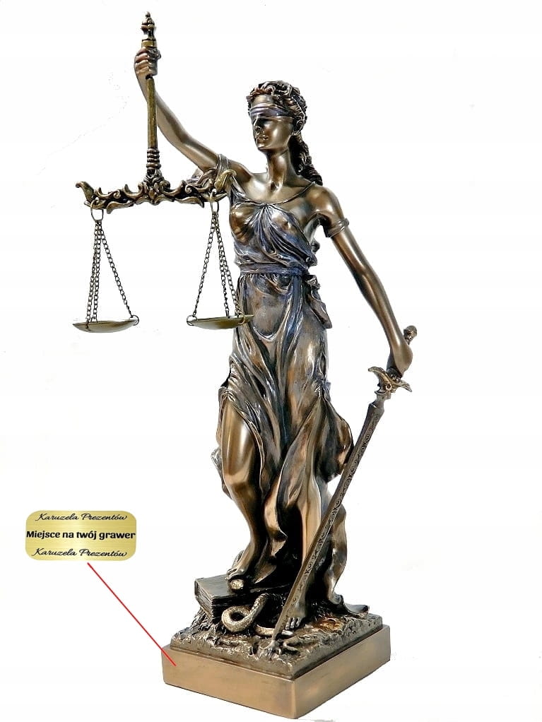 Temida Symbol Spravodlivosti Darček Pre Advokáta Radcu Sudcu Prokurátora