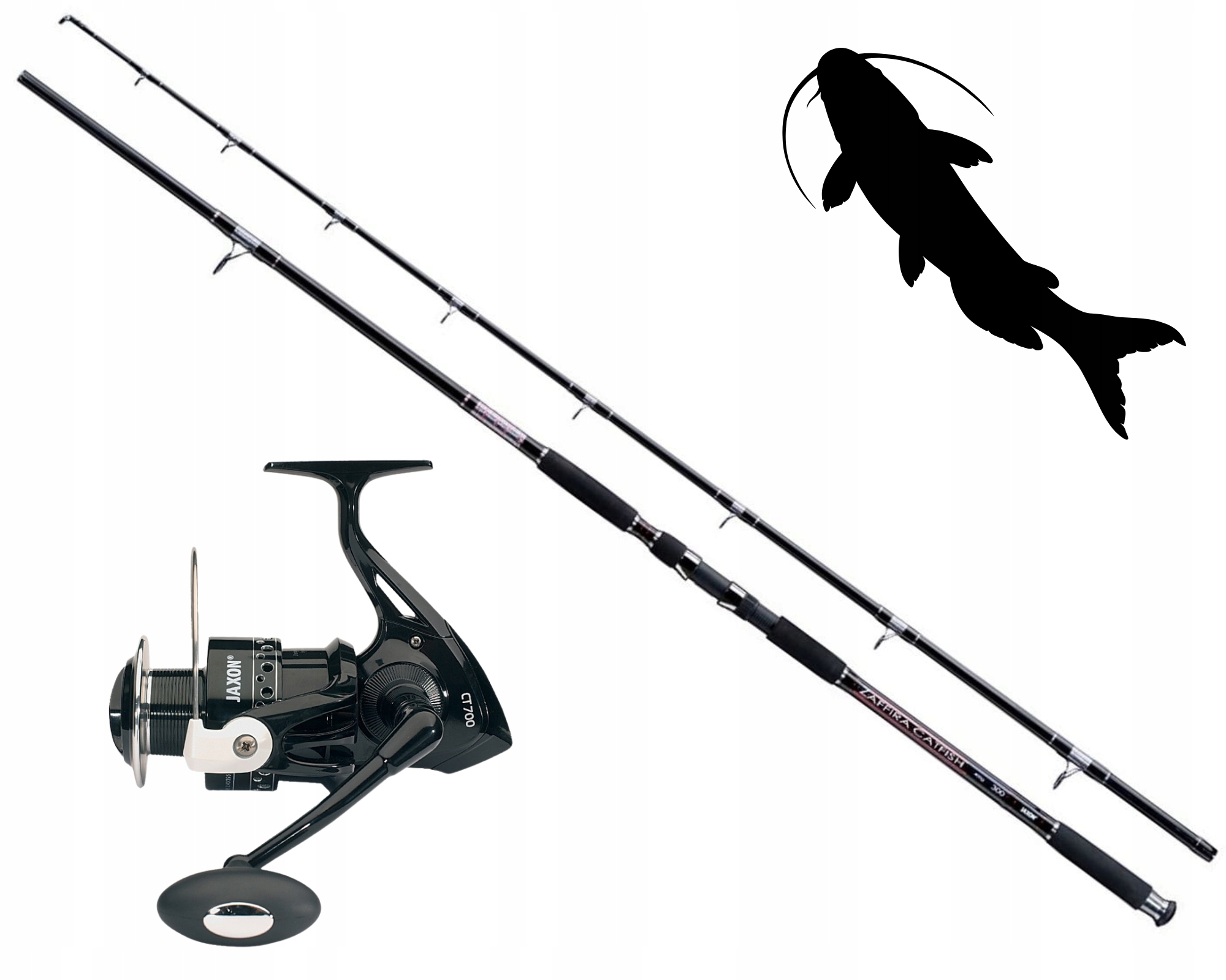 Jaxon Naviják Top Catfish CT700 prut Zaffira Catfish Rt 300 cm 550 g