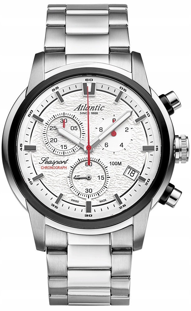 Atlantic Seasport Nd Chronograph 87466.42.21 46mm WR100 Eta G10.212