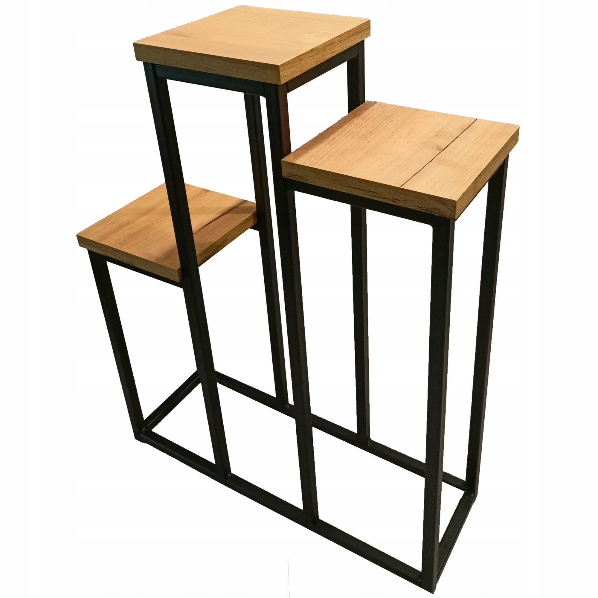 Držák Na Květináč Stojící Kovový Stojan Na Květiny Loftový Svařovaný Polská Výroba