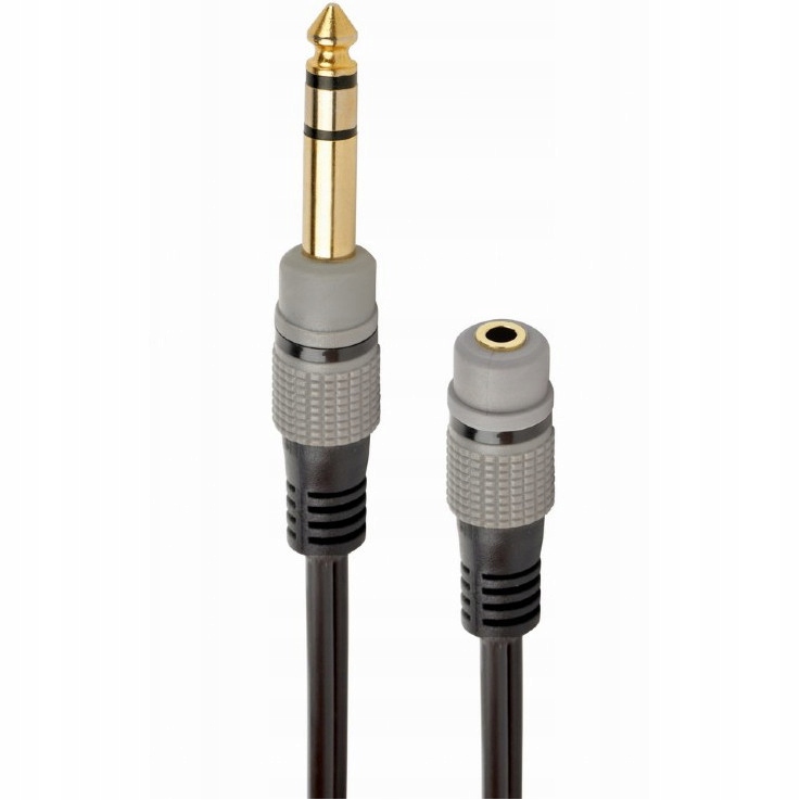 

Kabel adapter Jack 6.35mm na miniJACK 3.5mm 20cm