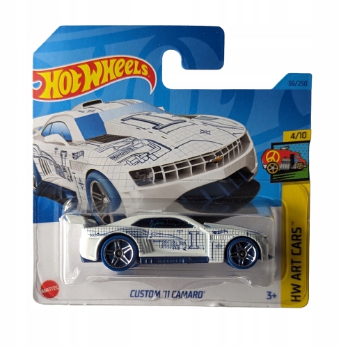 HOT WHEELS - Custom '11 Camaro Biały HKK17 NOWY