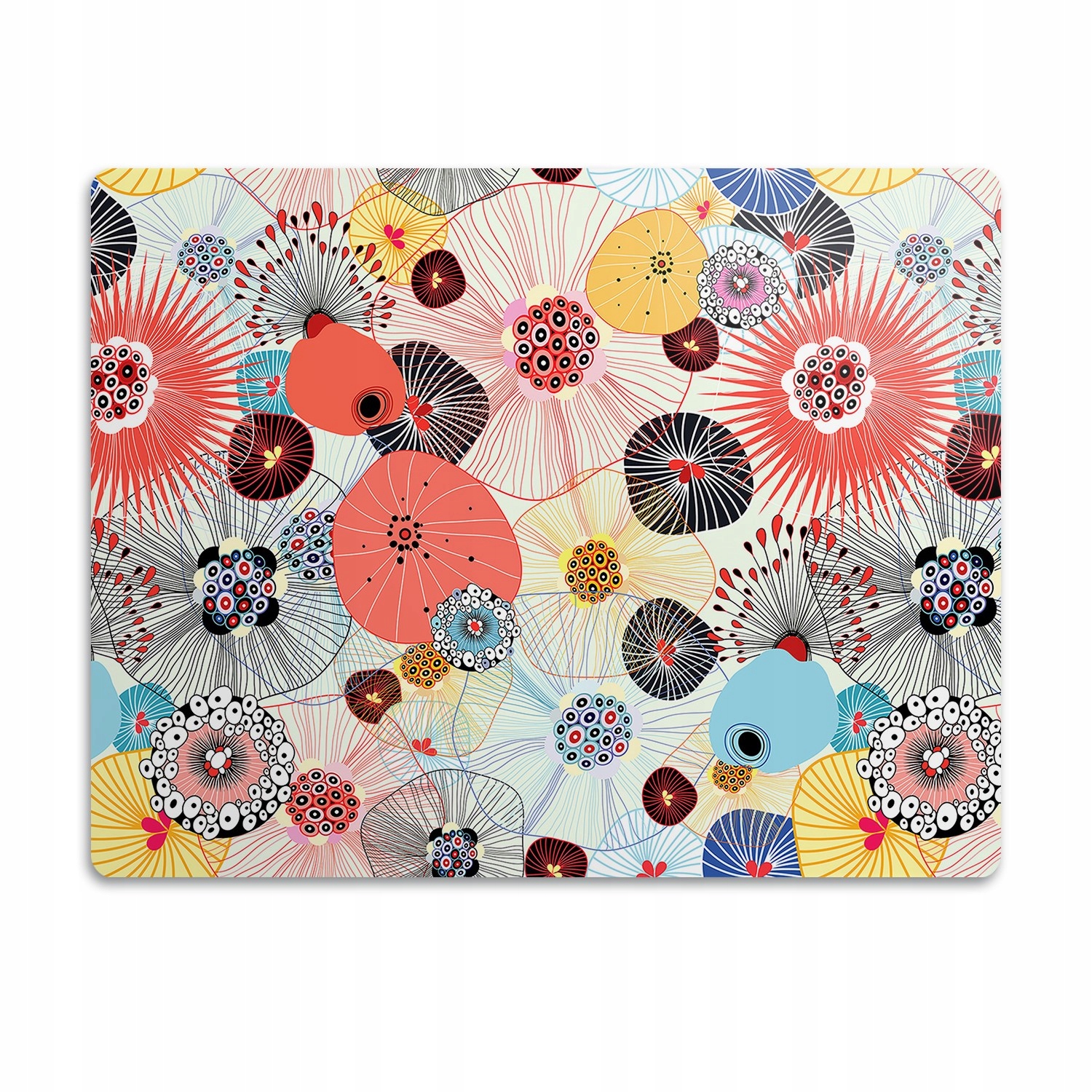 Levně Voděodolná podložka pod misku Květinový nápad 60x40