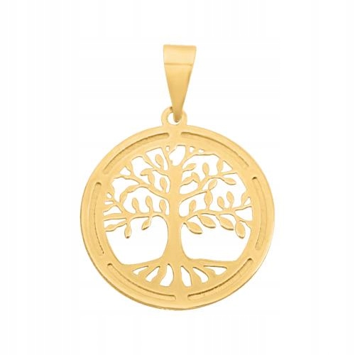 Zlatý Přívěsek 585 matný ažurový strom štěstí v lesklém obalu