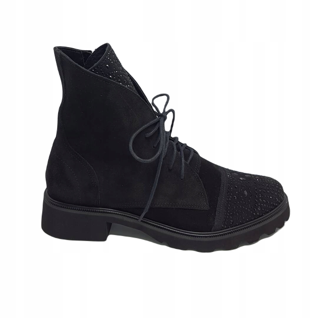 Dámské kotníkové boty Exqusite 1413 Černé 37, Černá