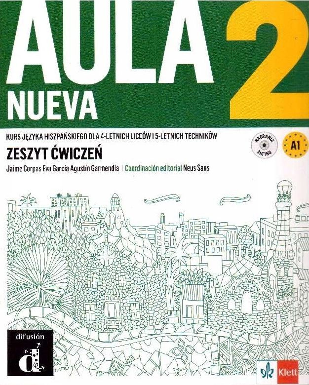 AULA NUEVA 2 LO Zeszyt ćwiczeń Jęz. hiszpański