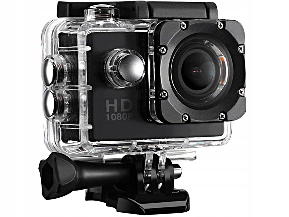 Спортивная камера с креплением на шлем FULL HD качество записи Full HD