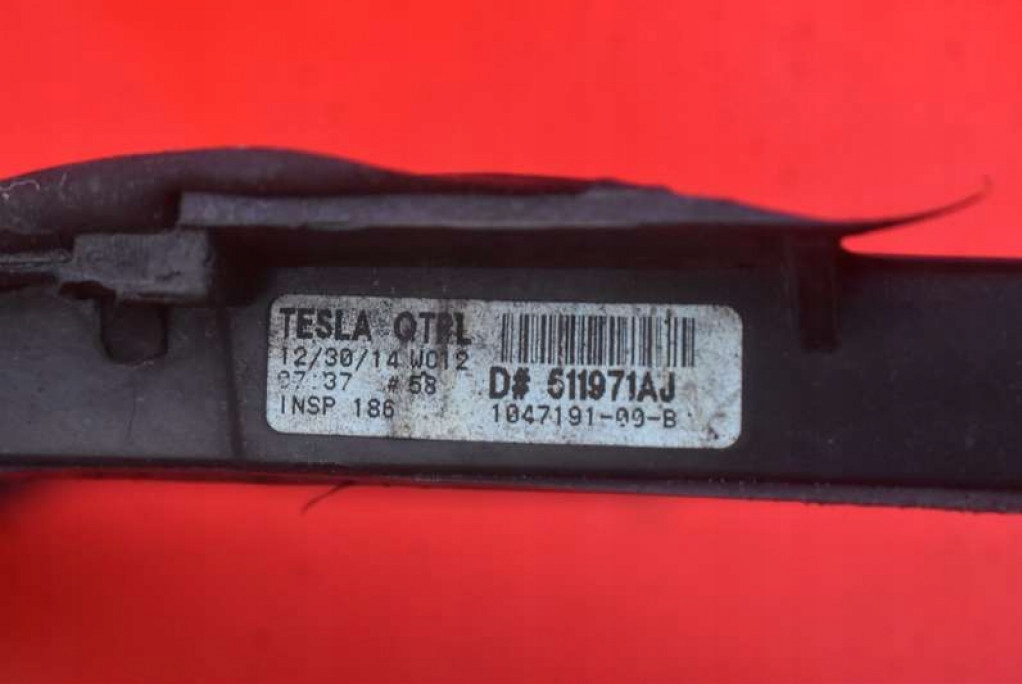 window bodywork left rear part TROJKATNA TESLA MODEL S 12-20