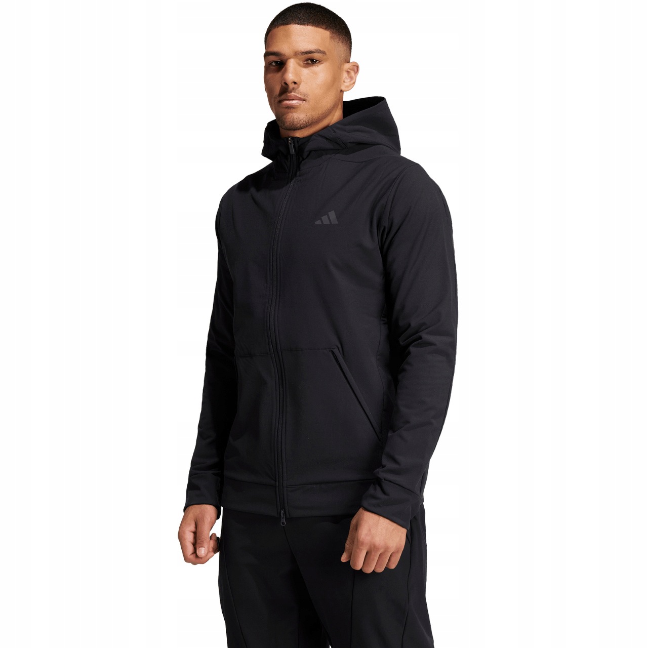 Pánská mikina adidas Designed for Training Cold.rdy Full-Zip Hoodie černá In
