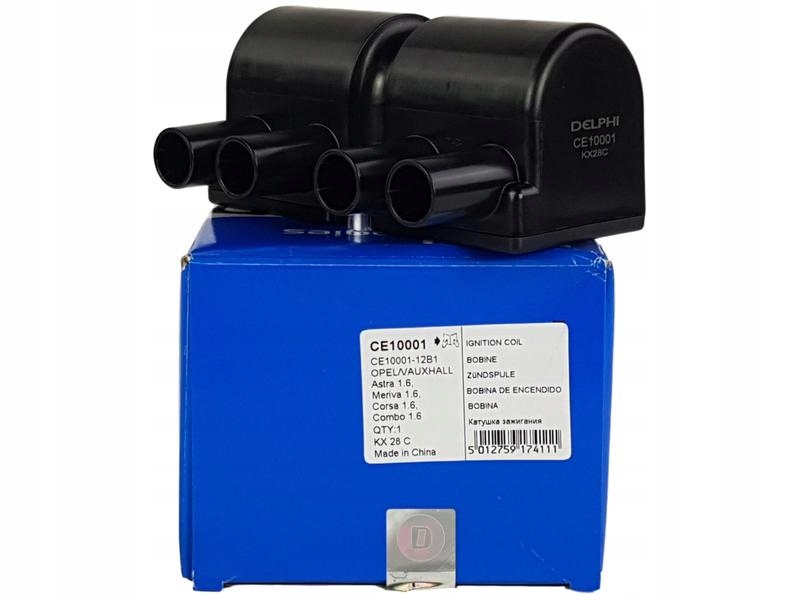 DELPHI CEWKA ZAPŁONOWA OPEL ASTRA G MERIVA 1.6 8V Producent części Delphi
