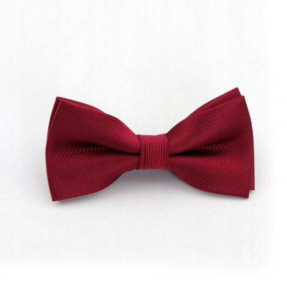 

Muszka Mucha Męska bordowa