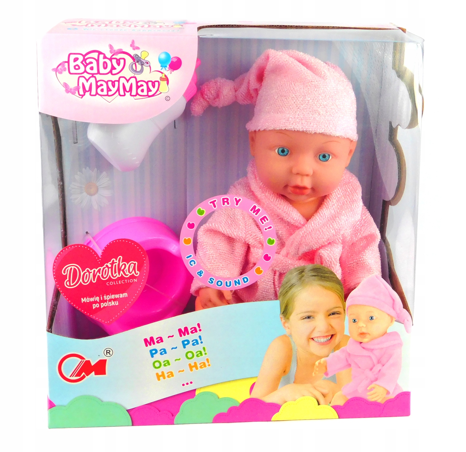 LALKA SIKAJĄCA 32 CM BOBAS BABY MÓWI ŚPIEWA Marka Swede