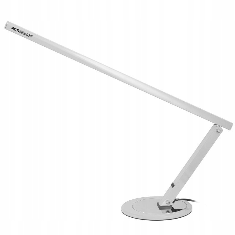 Lampa na psací stůl Slim led hliníková